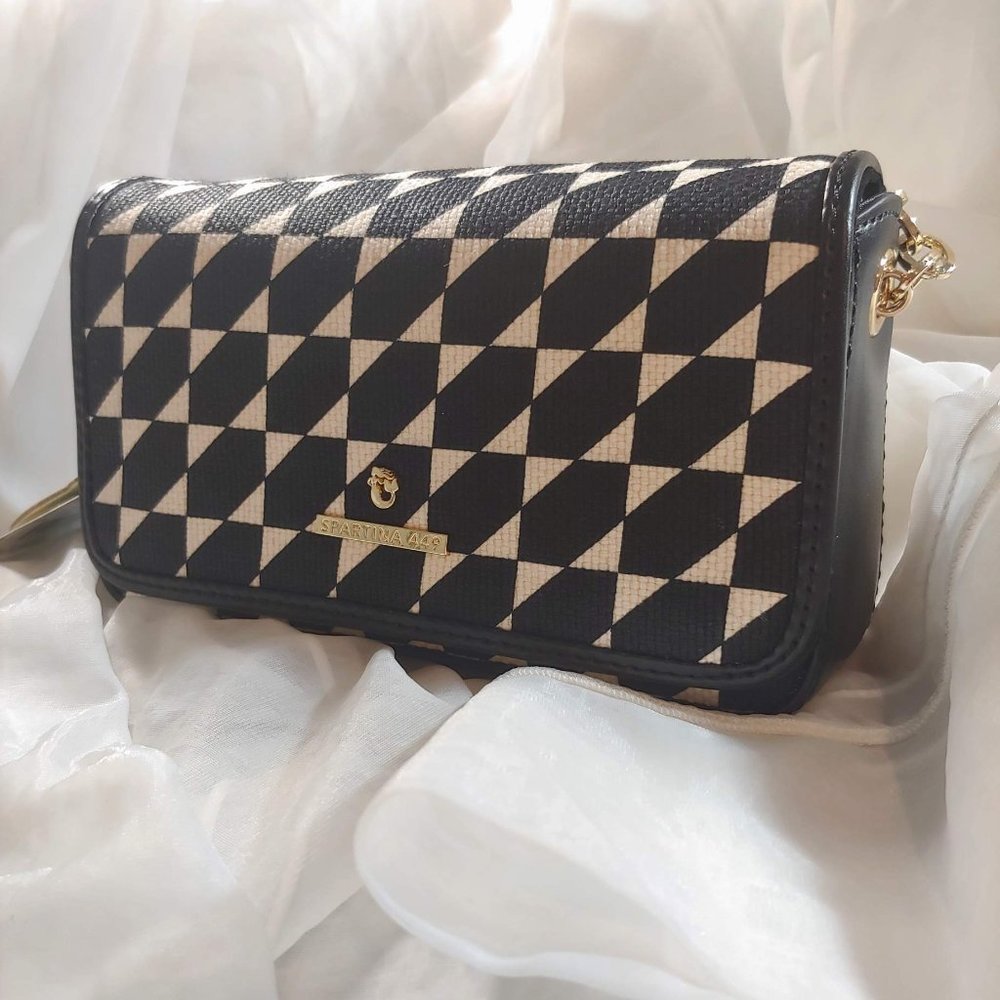 NWT Spartina 449 Leather Crew Phone Crossbody